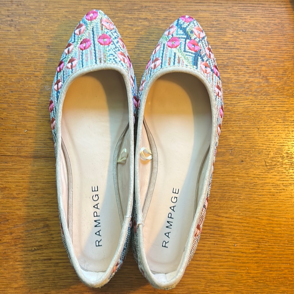 Women’s Rampage pointy ballet flats 6.5